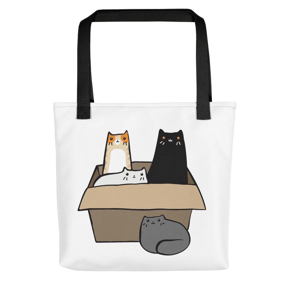 Cat Box Bag Bags LulaMeow Black 
