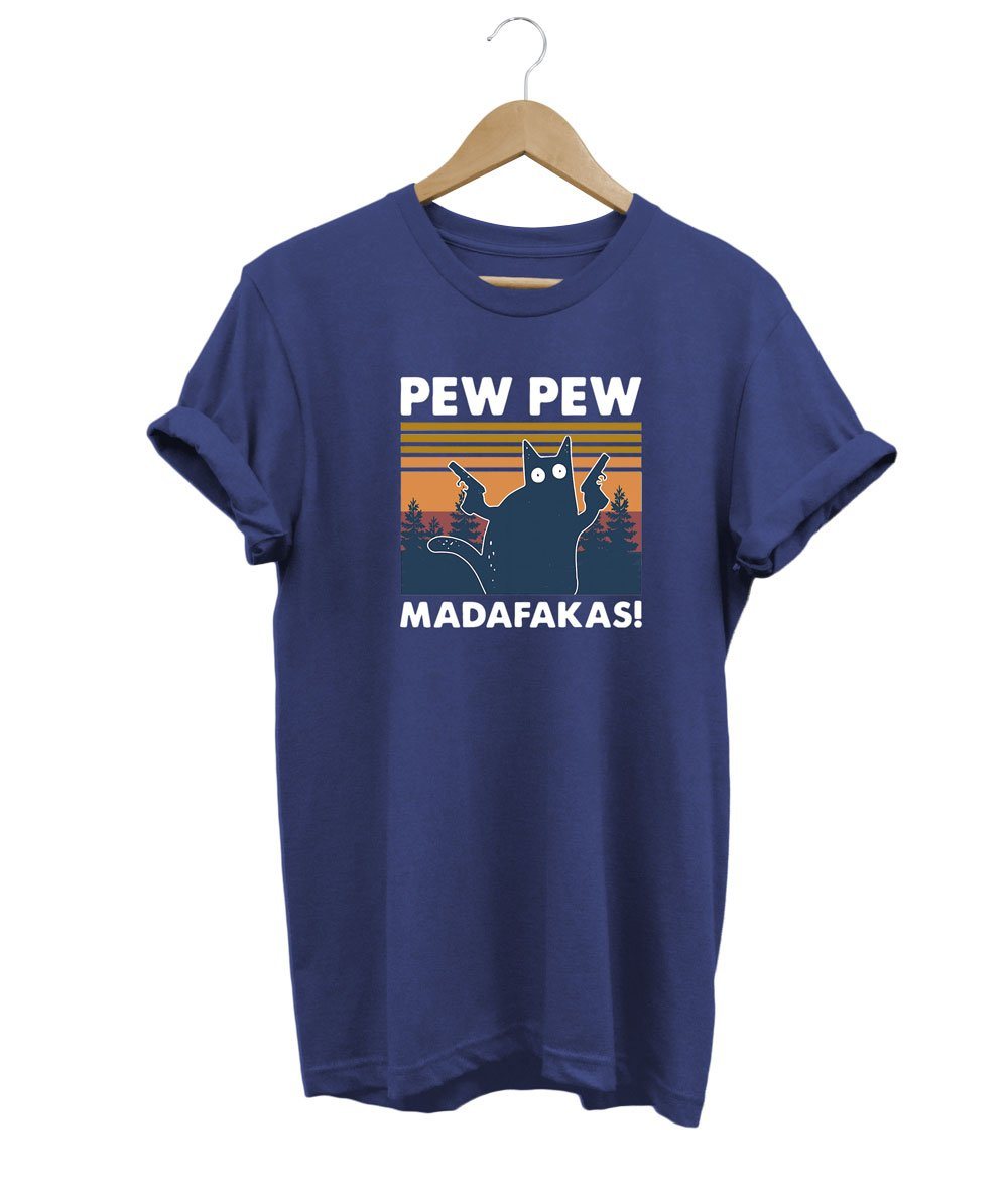 Pew Pew T-Shirt LulaMeow Navy S 