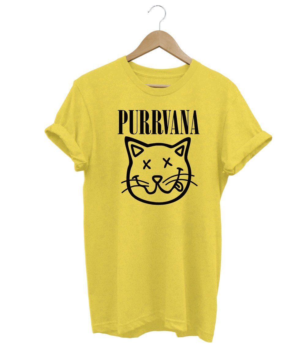Purrvana T-Shirt LulaMeow Yellow S 